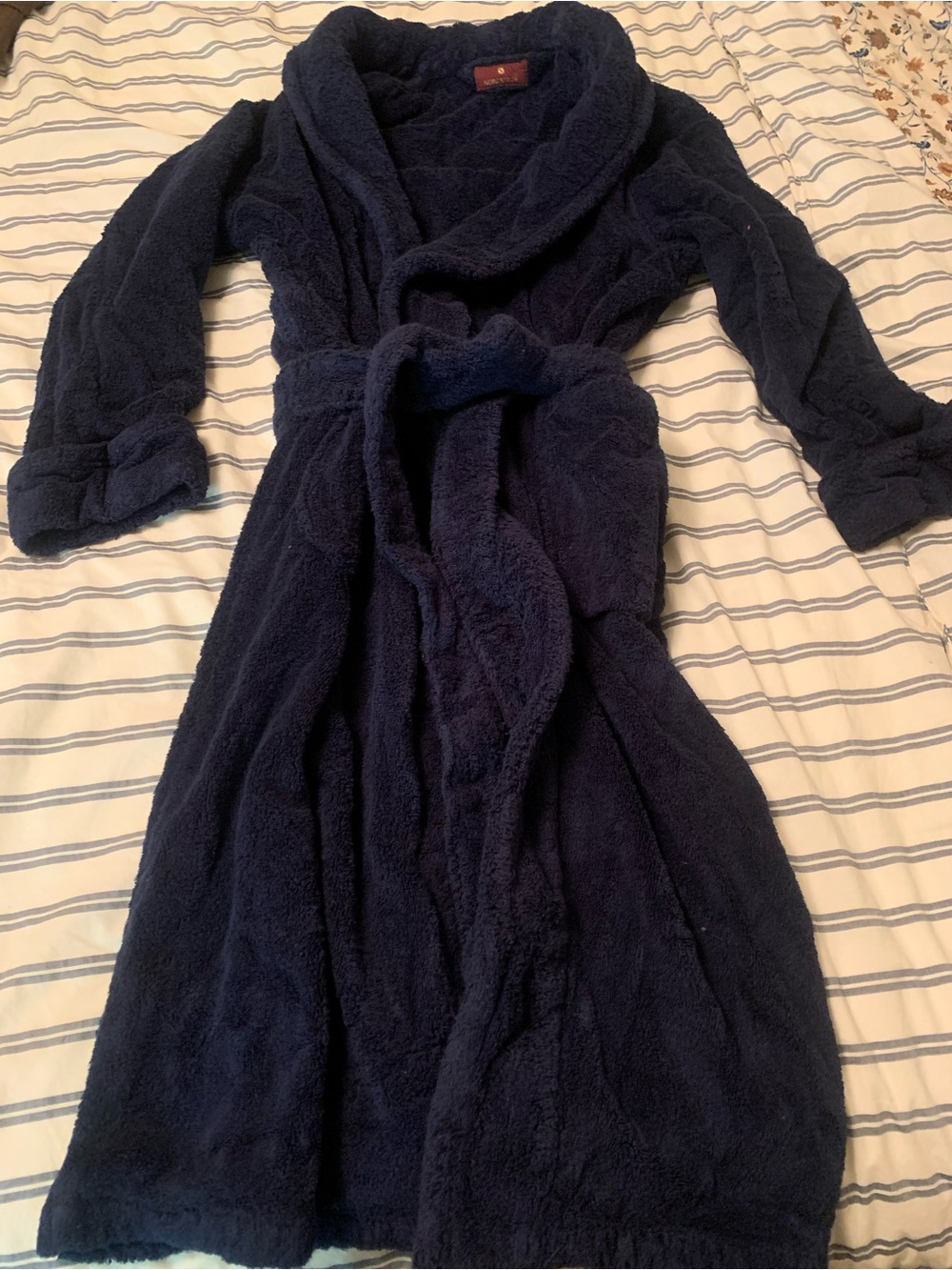 Uni-Sex Terry Cloth Plush Shawl Collar Bathrobe